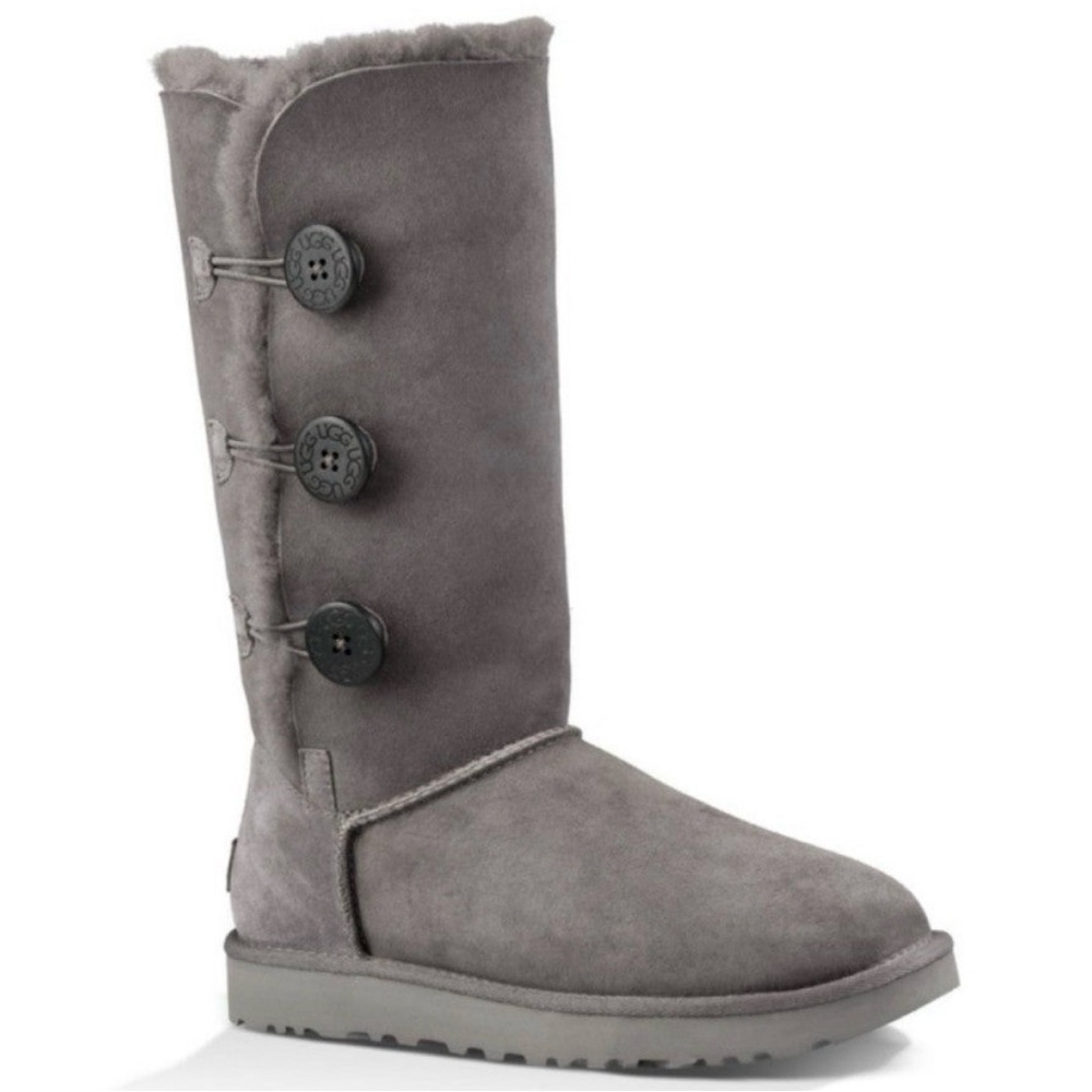 UGG Australia Bailey Button Triplet Tall Boots Sz 8